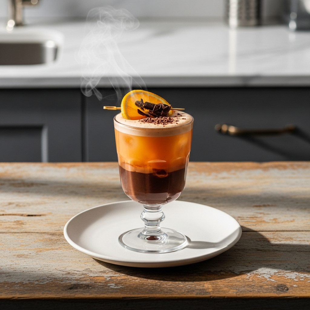 Aromatic Chocolate Orange Mocktail