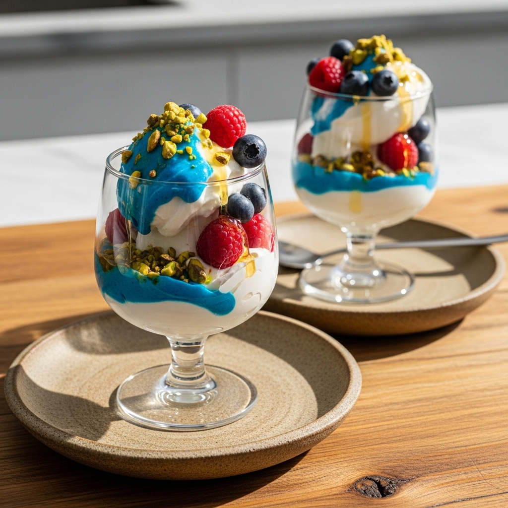Aegean Bliss: Greek Frozen Yogurt Parfaits