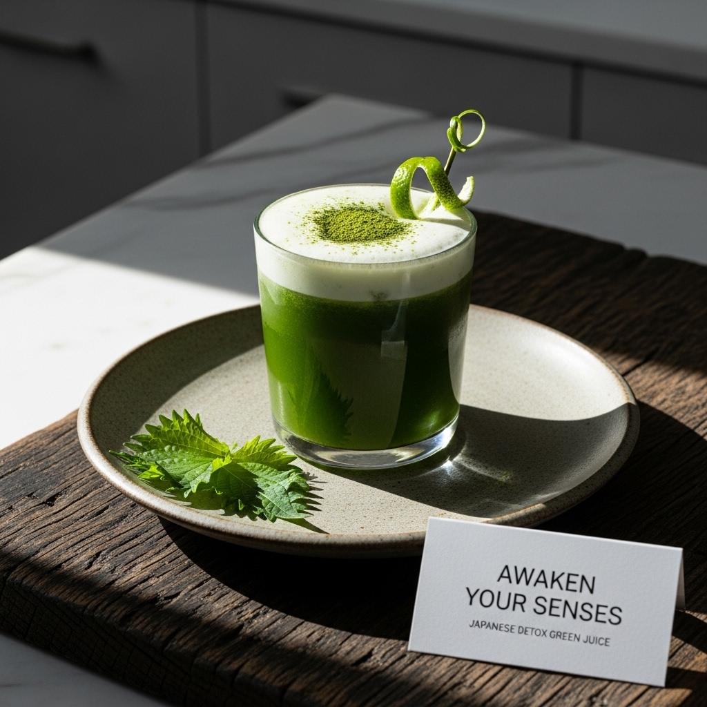 Awaken Your Senses: Japanese Detox Green Juice