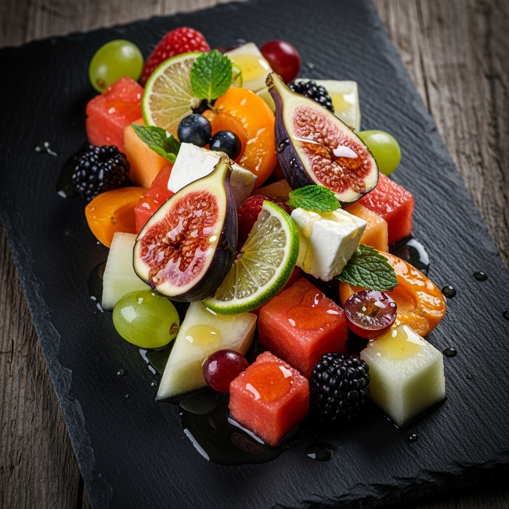 Aegean Summer Dream – Paleo Greek Fruit Salad with Honey-Lime Dressing