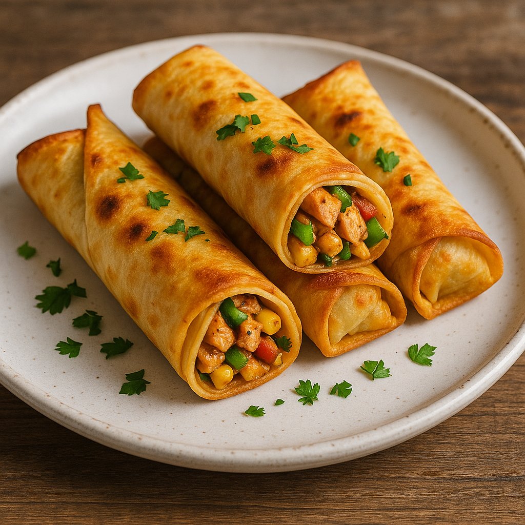 Firecracker Fajita Rolls – A Southwestern Street Food Twist