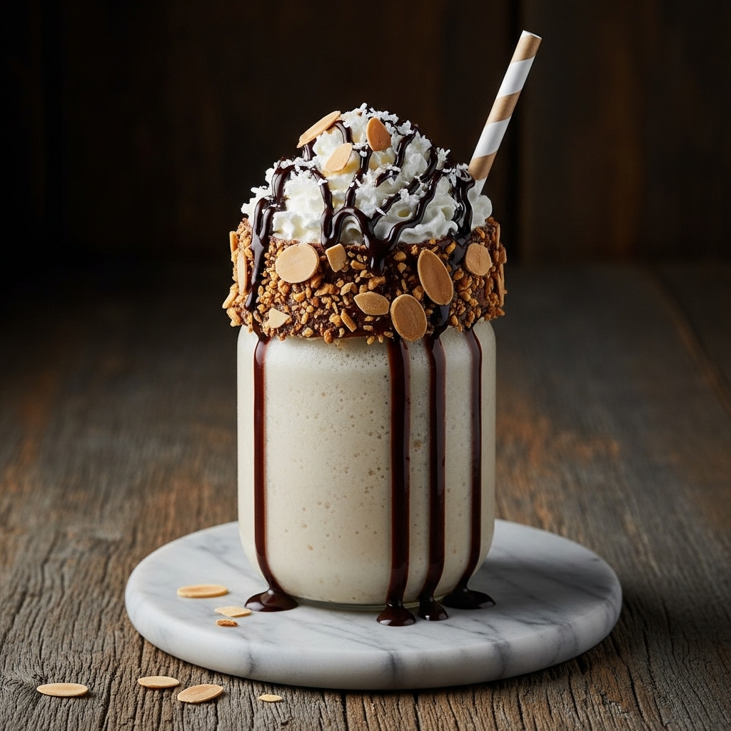 Almond Joy Milkshake – A Heavenly German Delight