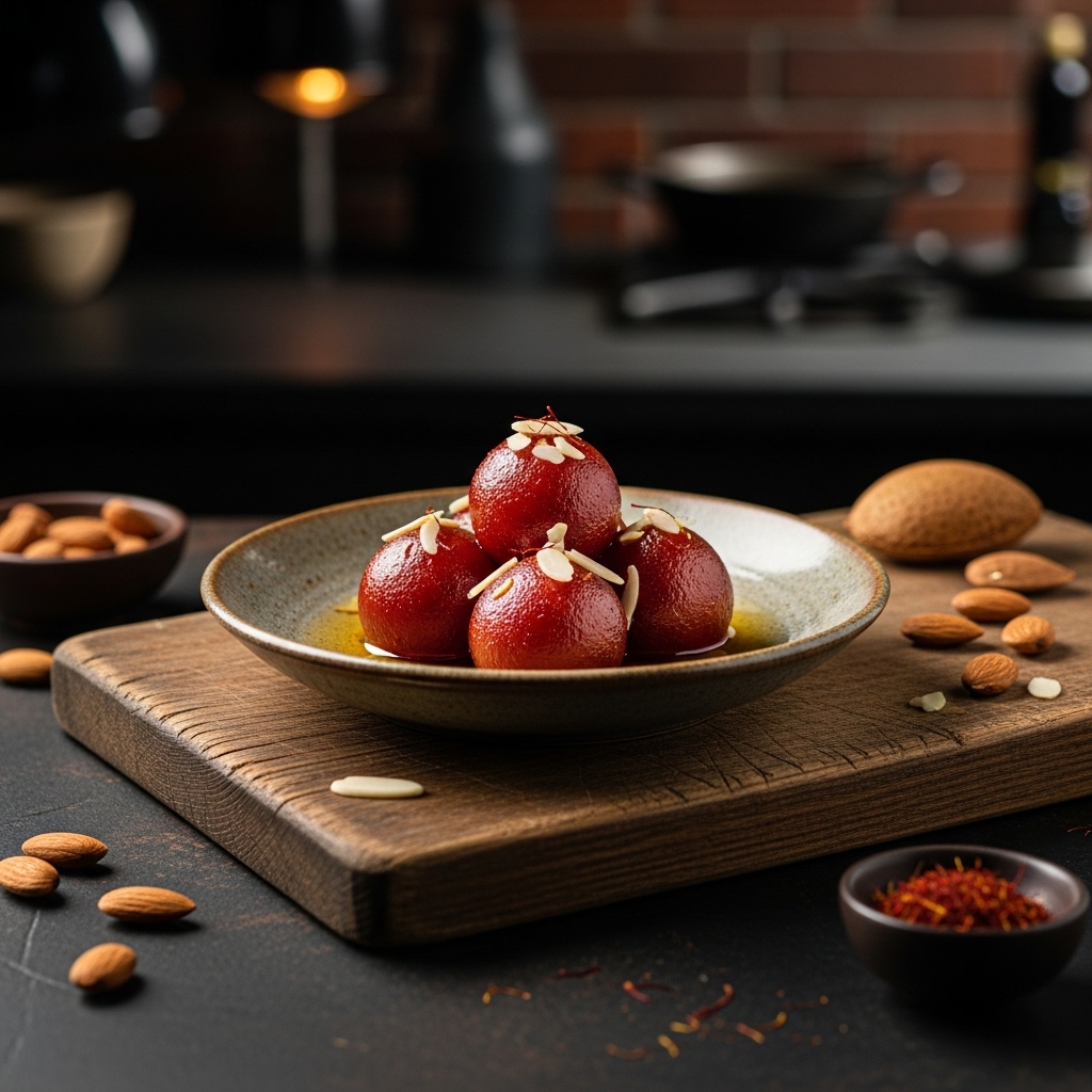 Luxurious Pakistani Gulab Jamun – Aromatic Milk Ball Dessert (Gluten-Free)