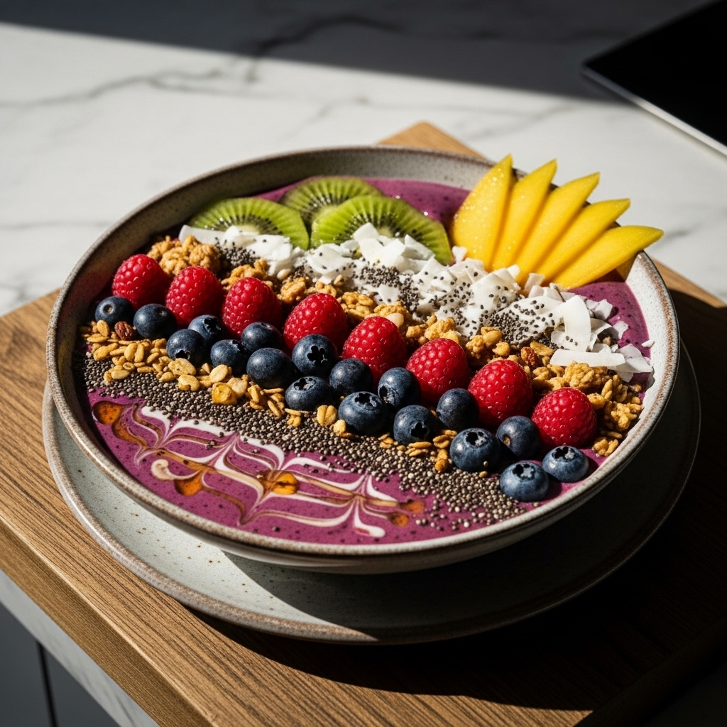 Vibrant Nordic Smoothie Bowl – A Rejuvenating Vegan Brunch
