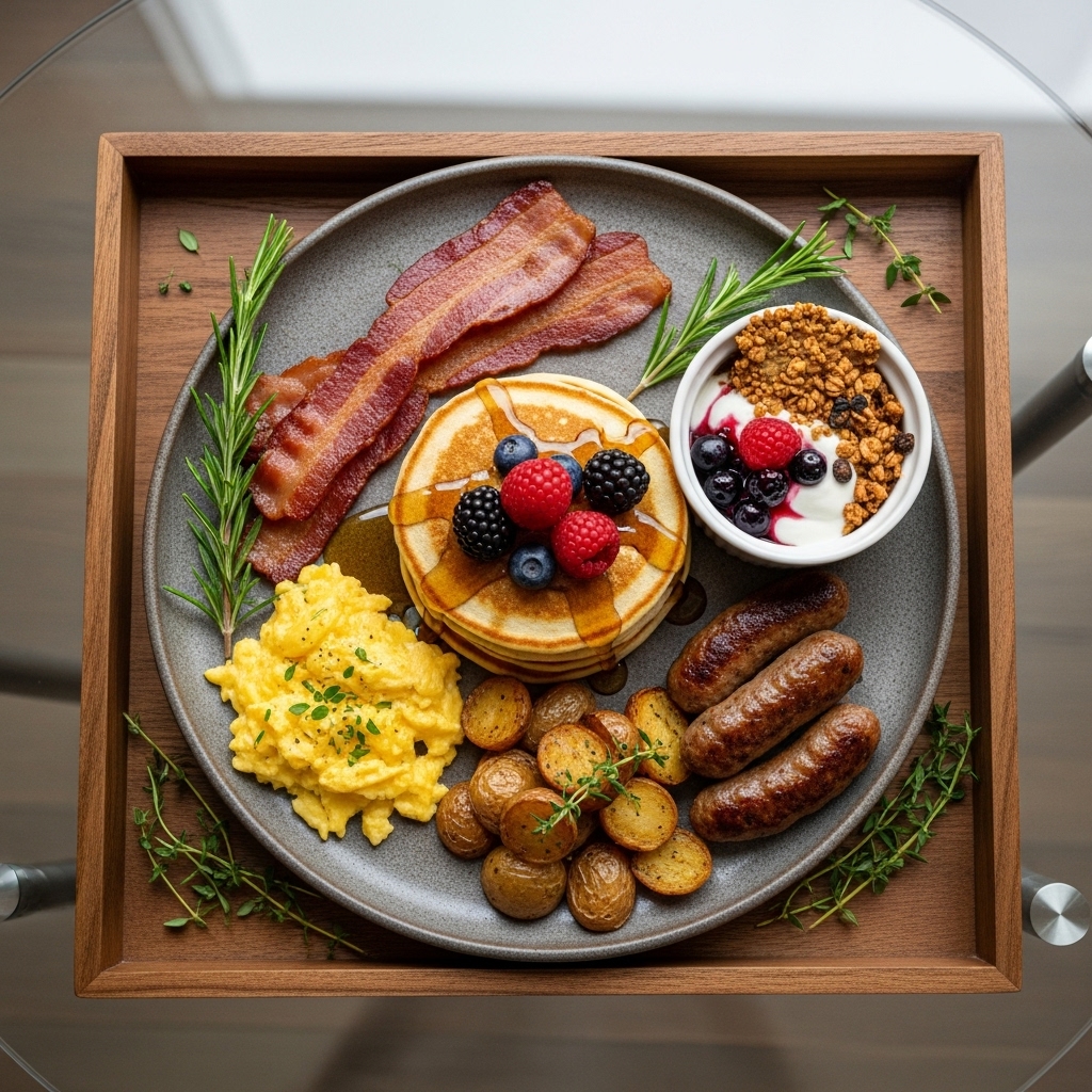 Michelin-Star Gluten-Free American Breakfast Feast: Mouthwatering Flavors and Textures Await!