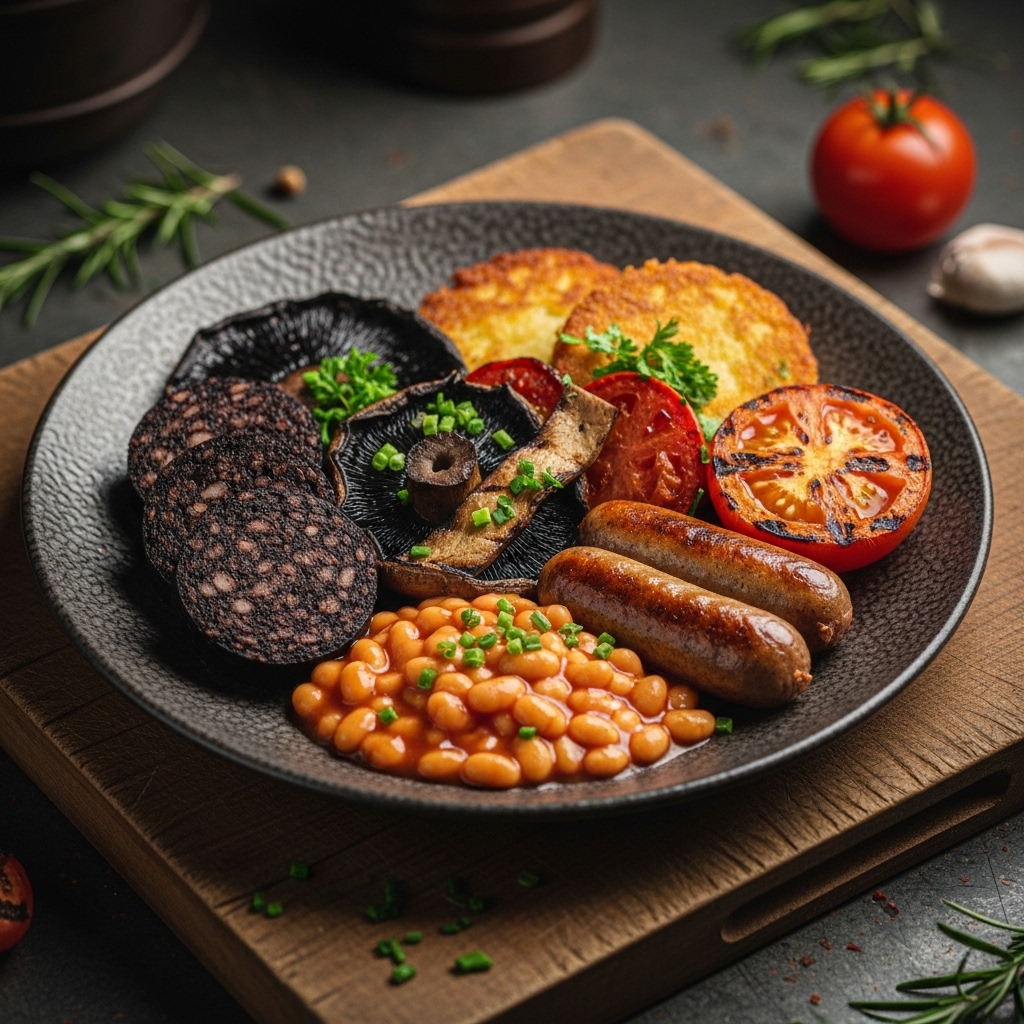 A Vegan’s Dream: A Cinematic Irish Breakfast Experience