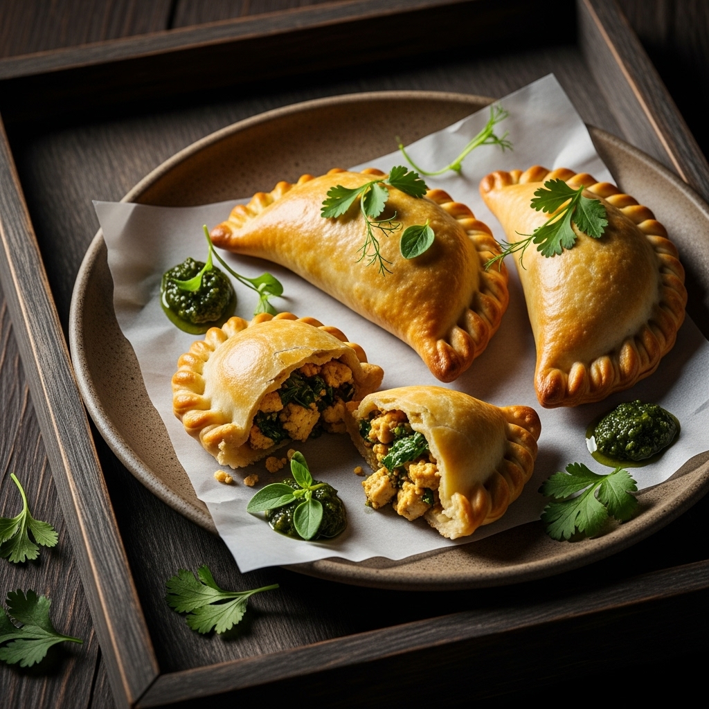 Mouthwatering Vegan Argentinian Empanadas with Herbed Tofu Filling