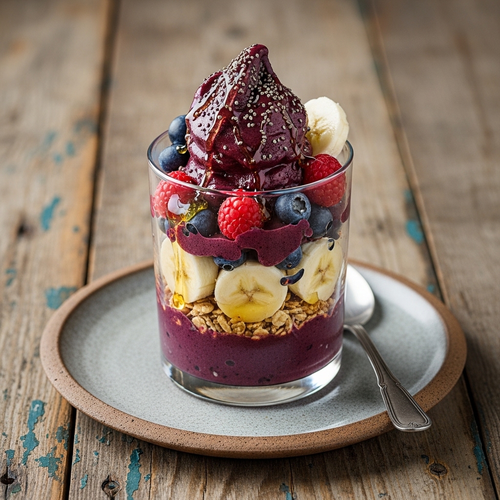 Açai Superfood Parfait – A Vegan Brazilian Delight