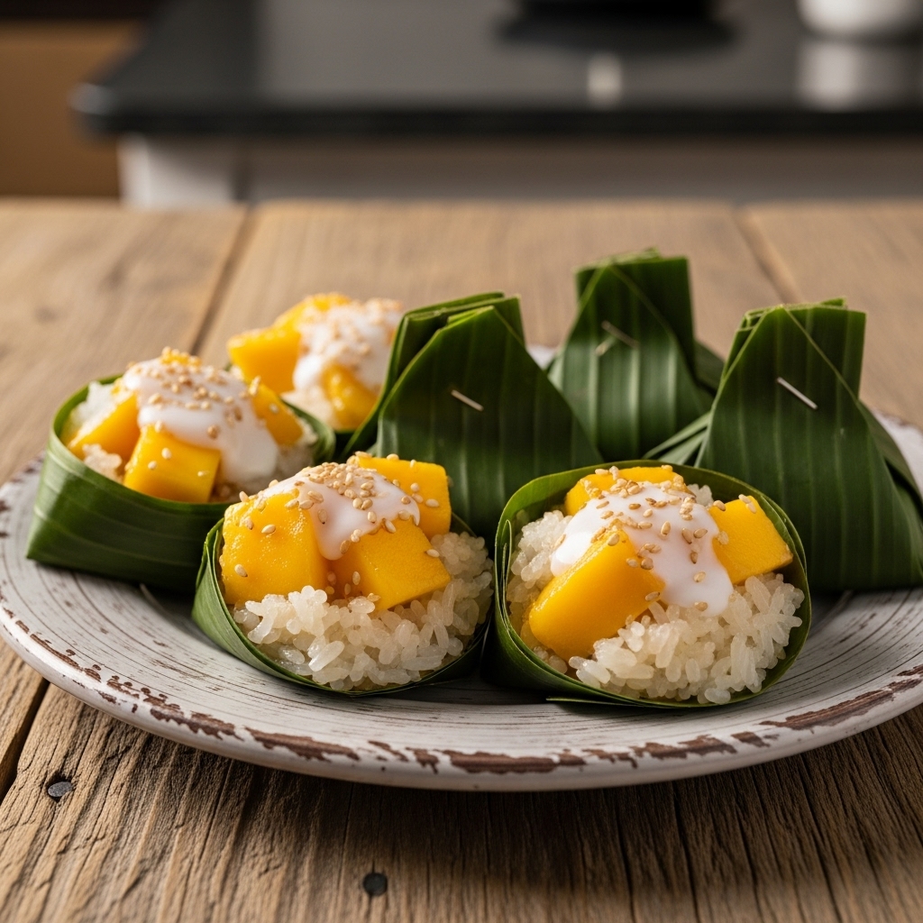 Cambodian Sticky Rice Bites | CookJunkie