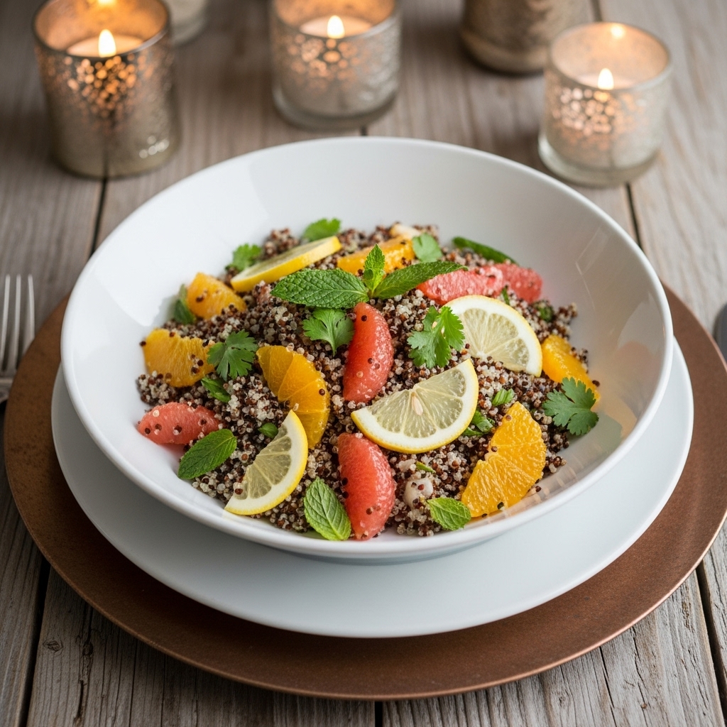 Vibrant Citrus Quinoa Salad Bowl