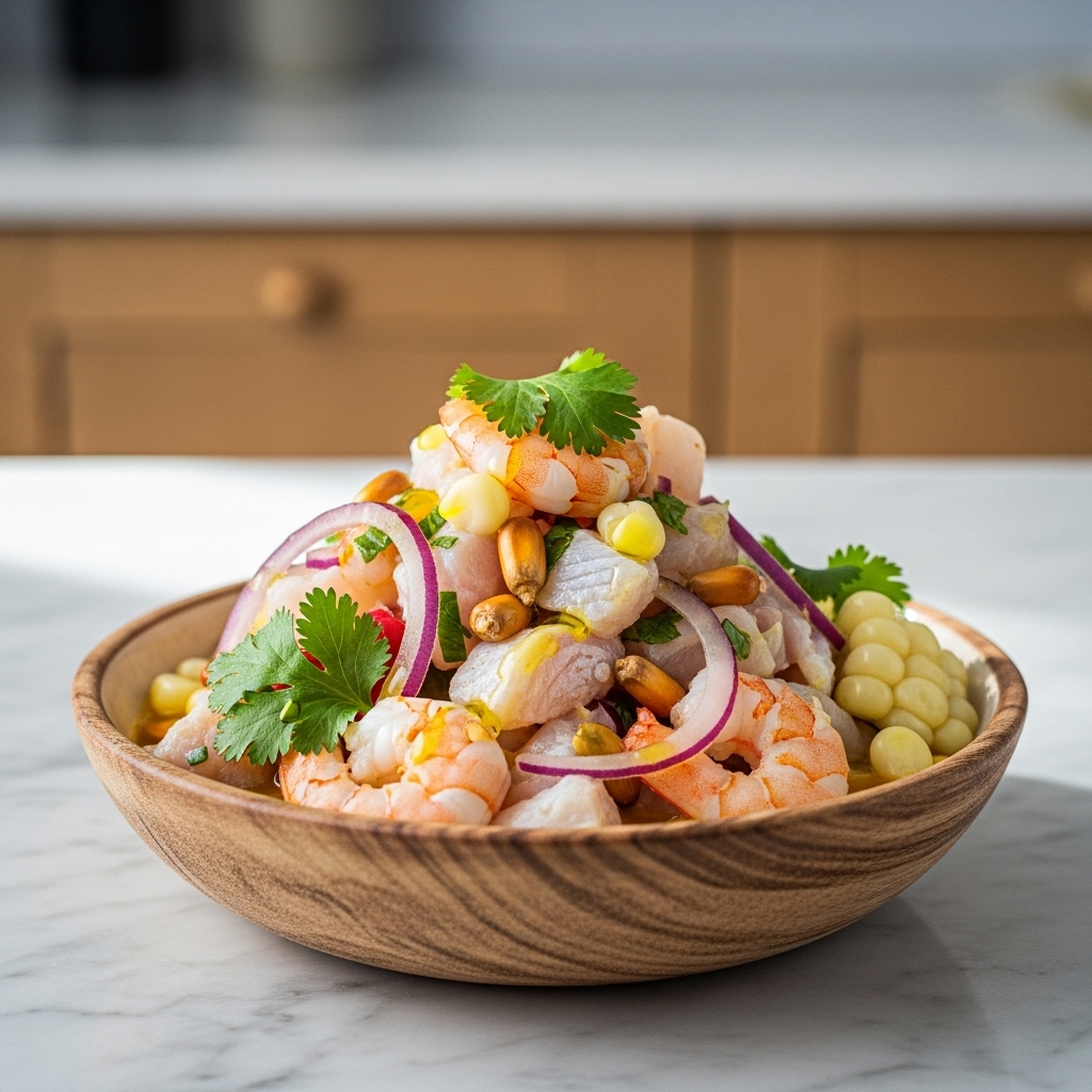 Chilean Seafood Ceviche Delight: A Fresh and Vibrant Lunch Recipe for the Adventurous Palate