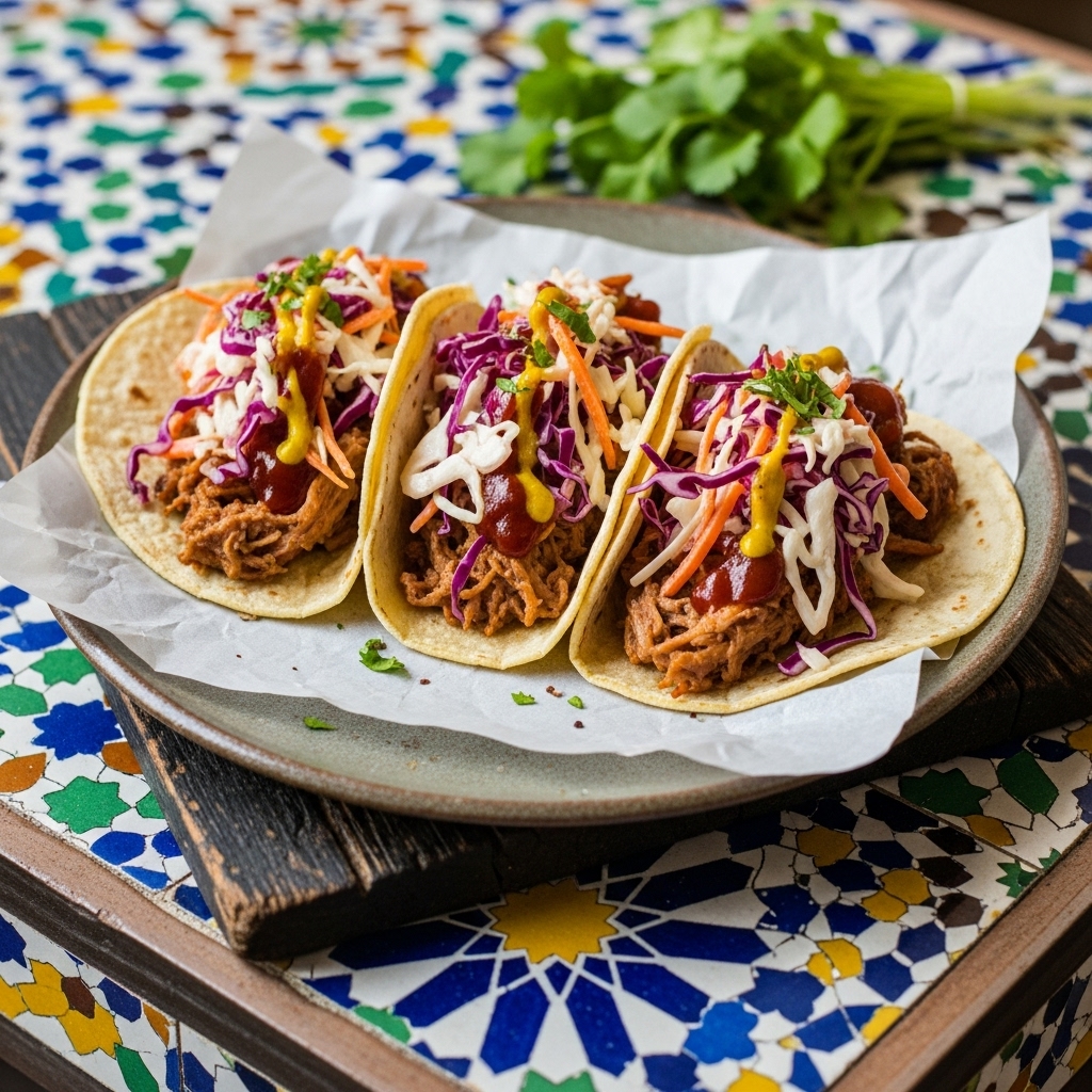 BBQ Smokehouse Dinner: Carolina Pulled Pork Tacos