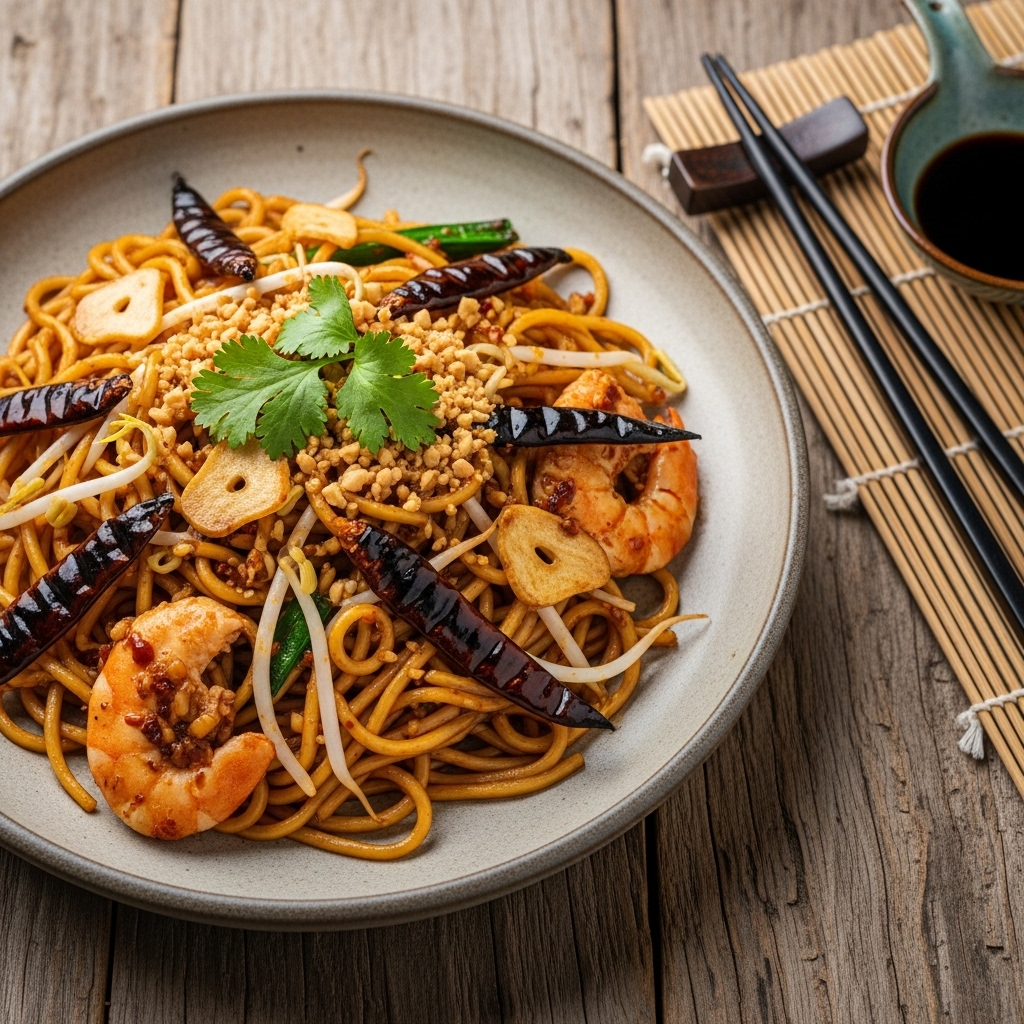 Bangkok-Style Firecracker Street Noodles