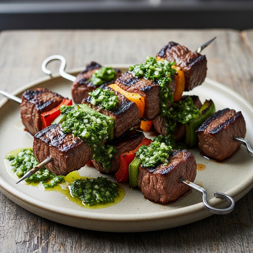 Argentinian Chimichurri Steak Skewers: A Paleo-Friendly Delight