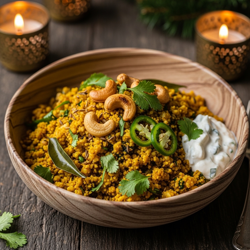 Indian Keto Cauliflower Rice Bowl | CookJunkie