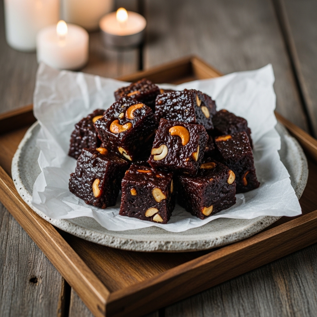 Mouthwatering Vegan Kalu Dodol: A Traditional Sri Lankan Dessert Experience