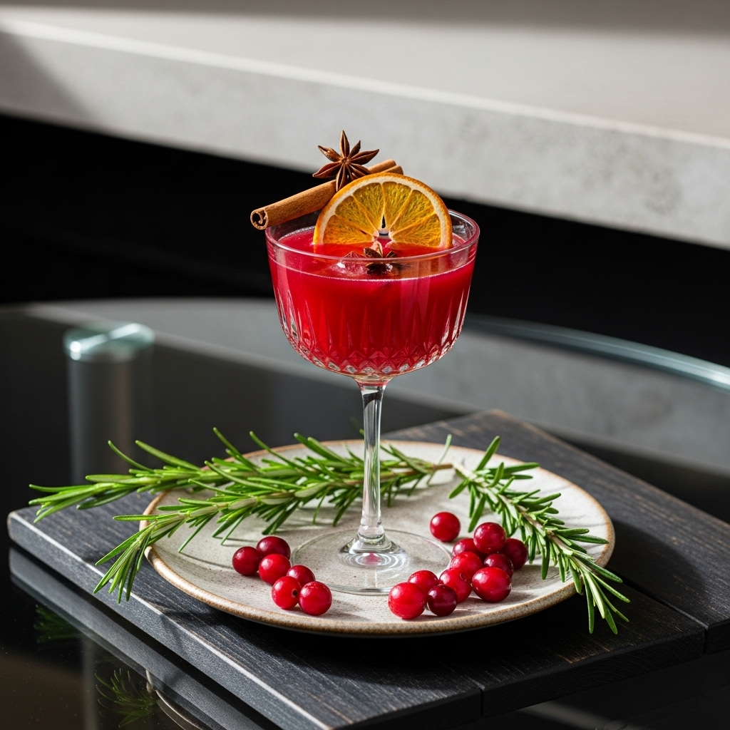 Aromatic German Winter Spice Mocktail