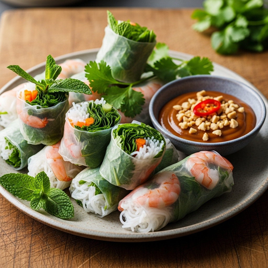 Vietnamese Shrimp Summer Rolls – Fresh & Refreshing Snack