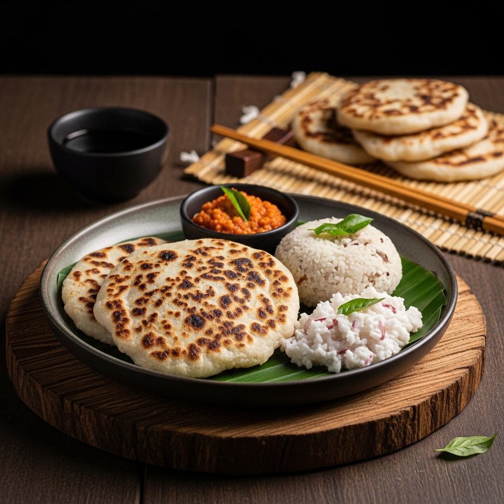 🌟 Mouthwatering Sri Lankan Breakfast Feast: Authentic Kottu Roti & Coconut Sambol Delight 🌟