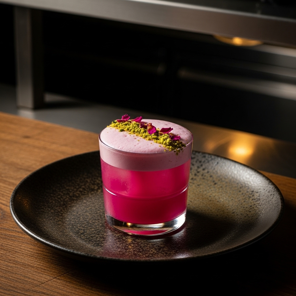 Aegean Star – Keto-Friendly Turkish Delight Cocktail